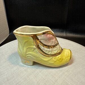 Vintage 1950's - 1960's Porcelain Shoe Planter